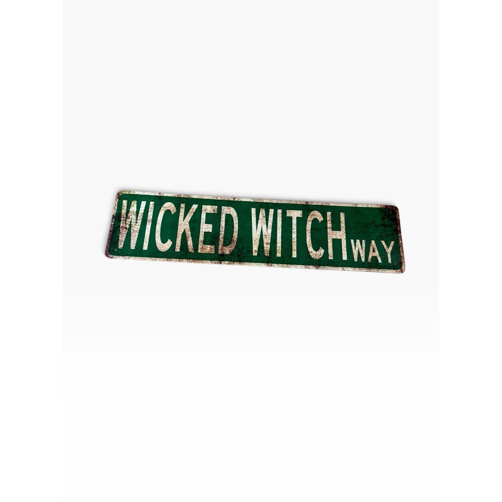 New Novelty Collectible Metal Sign WICKED WITCH WAY  street sign